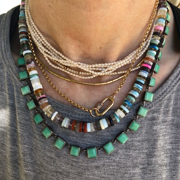 ❌SOLD!❌Silver Chalcedony necklace. - Picture 3 of 6